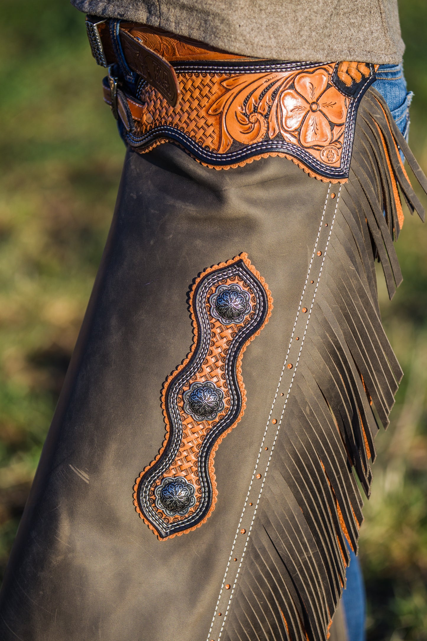 Custom Western Chinks