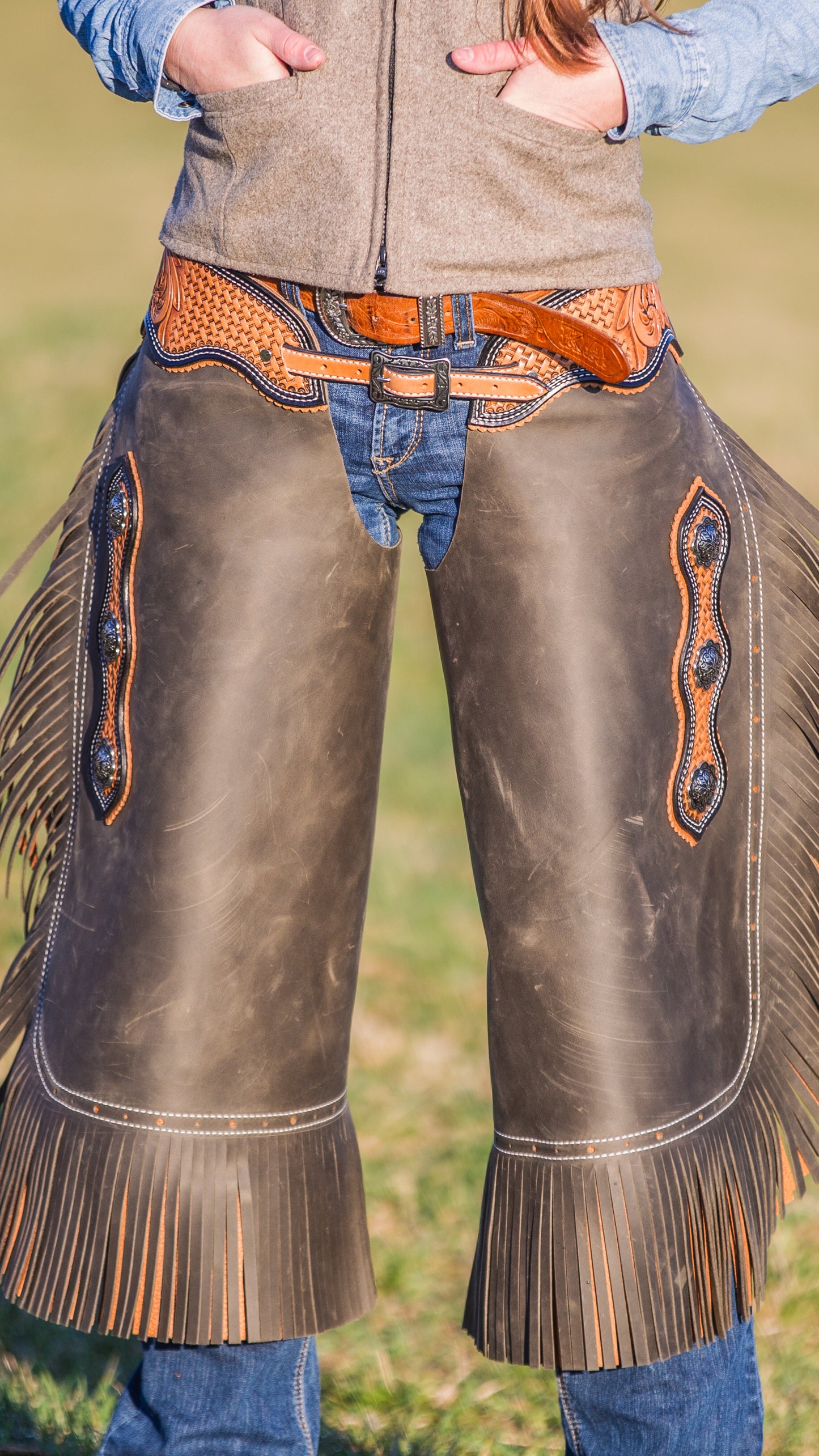 Custom Western Chinks